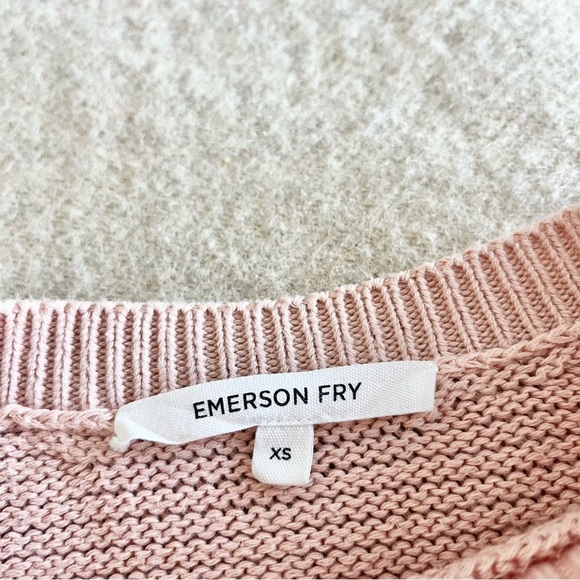 Emerson Fry Carolyn Sweater in muted clay organic - Picture 7 of 9